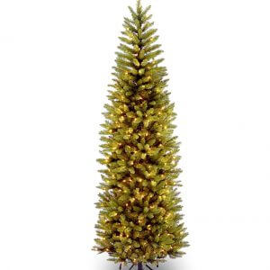 Pencil Tree with 350 Clear Lights - From National Tree